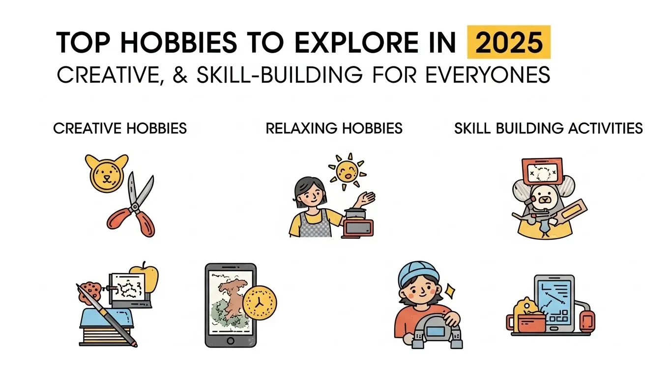 Top Hobbies to Explore in 2025: Creative, Relaxing & Skill-Building Activities for Everyone
